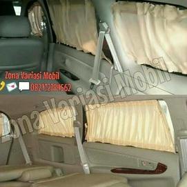 Baru BWWHW Gorden / Hordeng / horden / Tirai Mobil Avanza / Xenia Lama New VVTI Hitam ABU Krem 63 Be