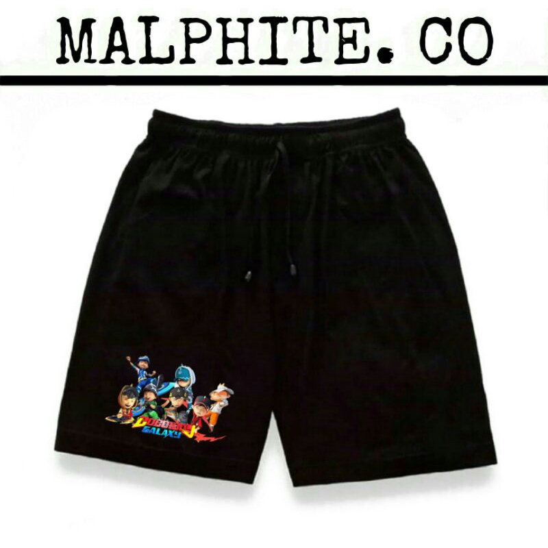 Celana Pendek Boboiboy Boxer Motif Model Gambar Serial Animasi Kartun Anak Karakter Anime Short Pant