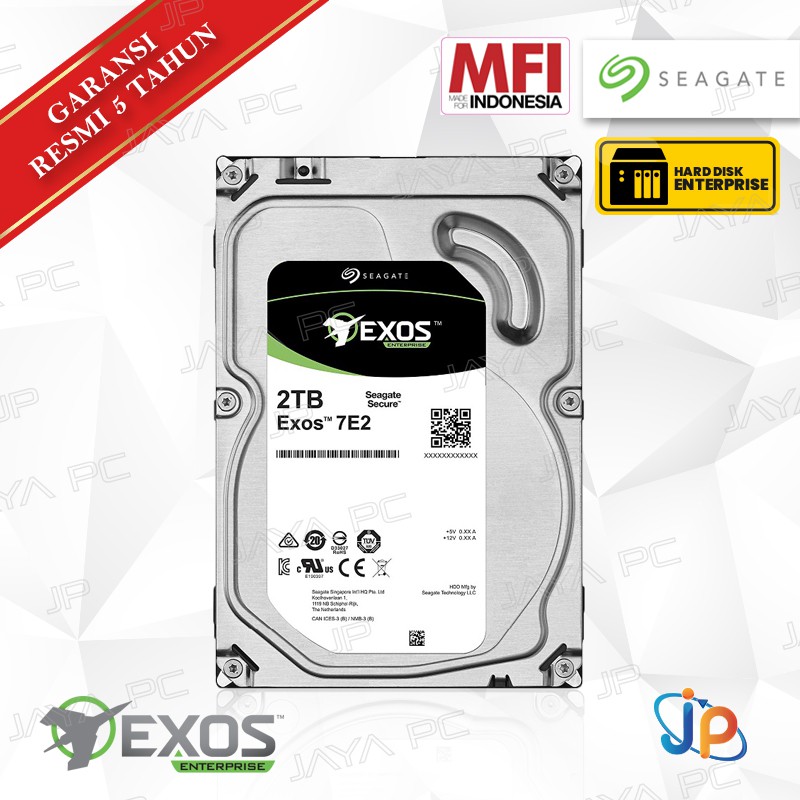 Seagate Exos Enterprise CAP 2TB 3.5" HDD/ Hardisk/ Harddisk Internal