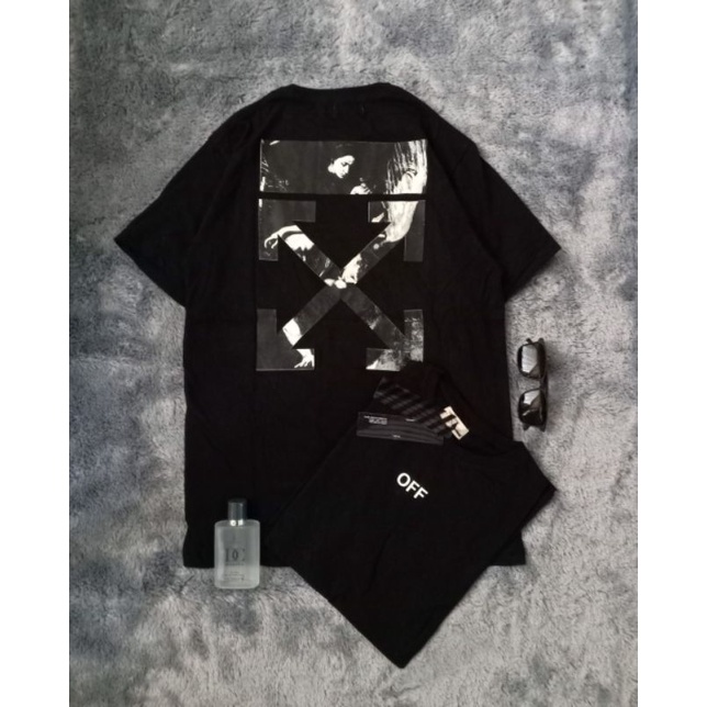 TSHIRT OFF-WHITE PRIA - KAOS KASUAL OFF-WHITE - BAJU UNISEX