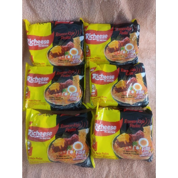 

Mie Richeese Ramen Keju Level 3