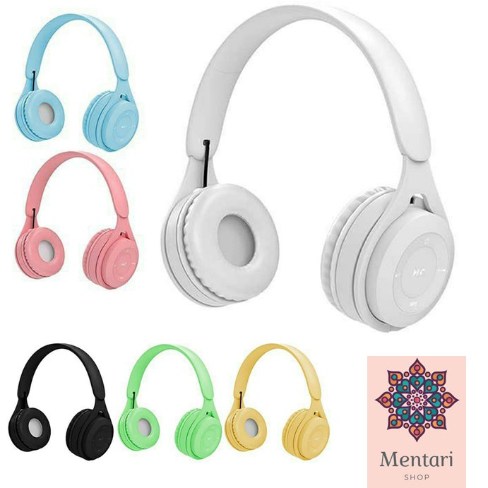 Headphone Macaron Wireless Bluetooth Y-08 & STN-36