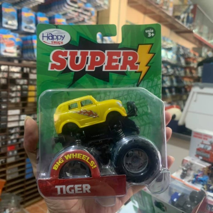 Happy Truck Monster Super - TIGER - Pullback - 9 cm