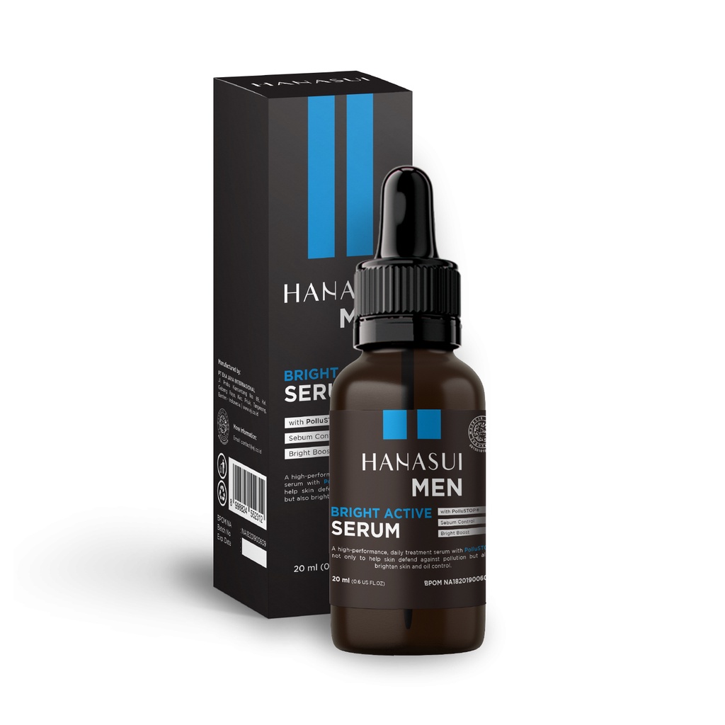 Hanasui Serum Bright Men Serum Pelembab Treatment Wajah Perawatan Wajah Perawaran Pria Pelembab Treatment Wajah