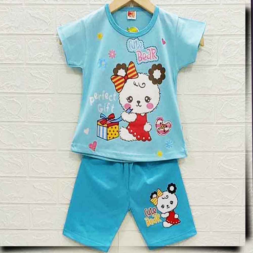 MKids88 - Baju Setelan HP KAOS Anak Perempuan Cute Bear