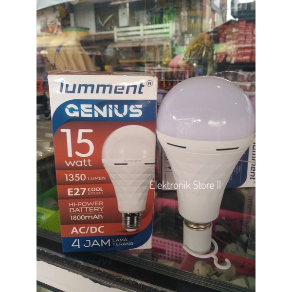 lampu LED emergency lumment genius 15 watt