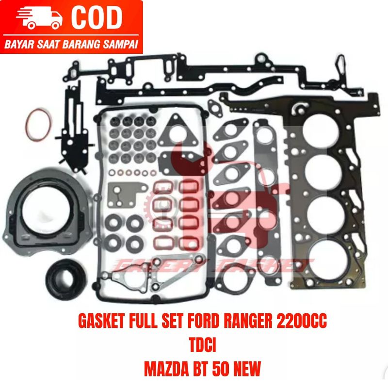 PAKING FULL SET FORD RANGER 2200CC TDCI GASKET KIT FULL FORD RANGER 2200CC MAZDA BT 50 NEW CVRA