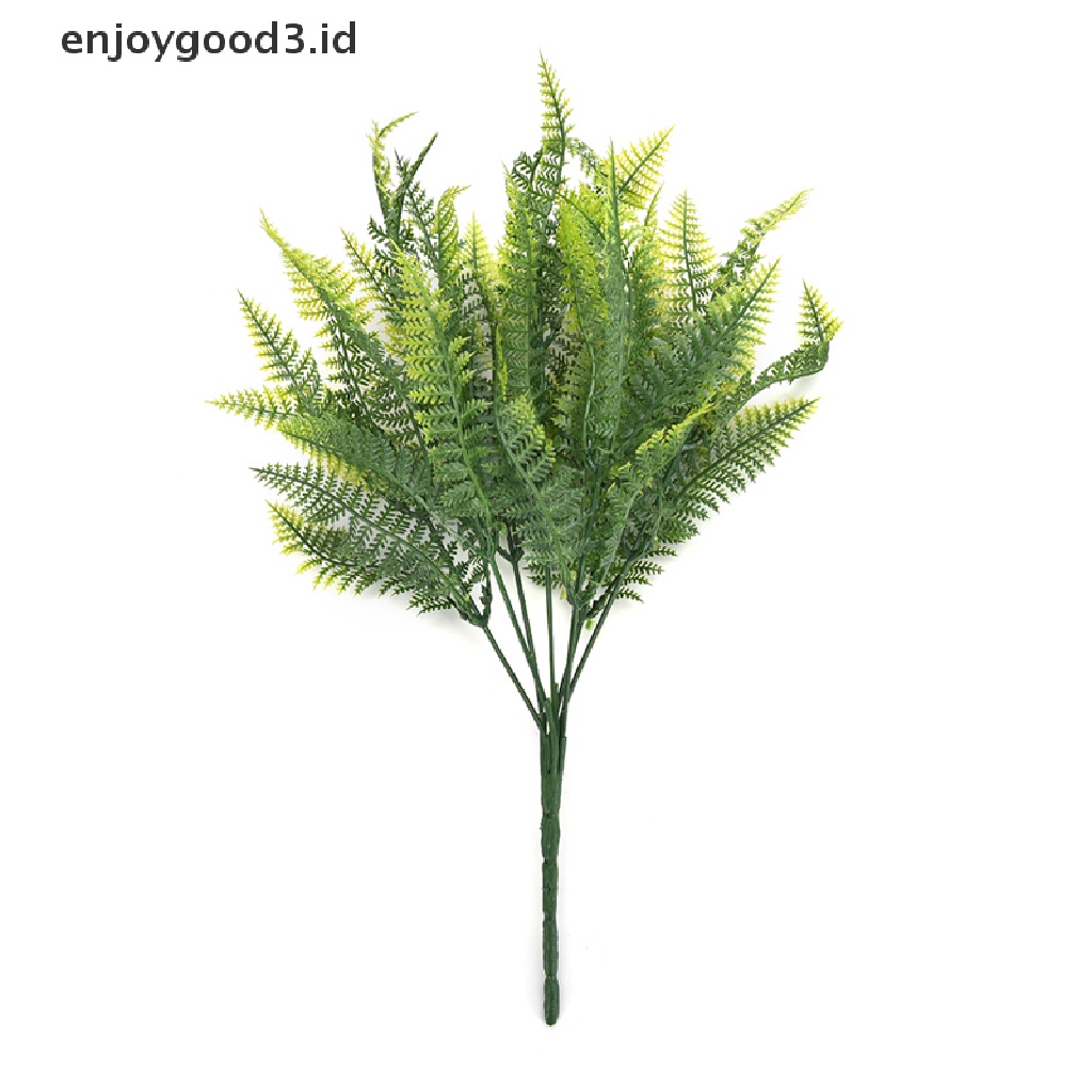 【Rready Stock】 7 Branches Artificial Asparagus Fern Grass Plant Flower Home Floral Accessories （ID）