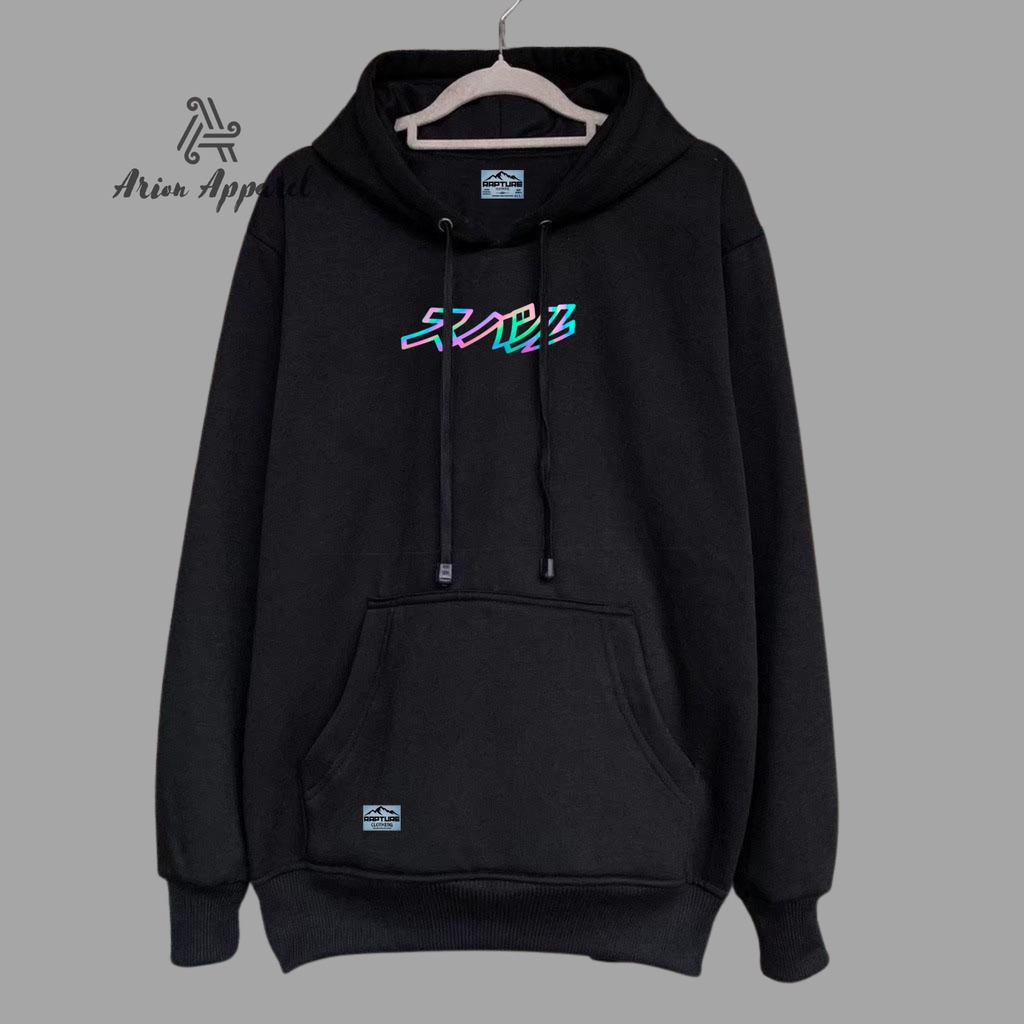 Sweater Hoodie Pria Wanita Warna Hitam List Jpn Bargon Hudi Hoddi Siwiter Switer Original Onisex Ter