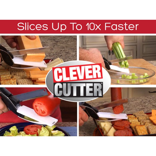 

Clever cutter gunting pemotg sayur pisau daging alat tajam talenan knife sharp tools RL