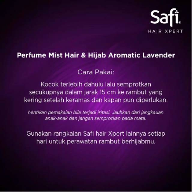 Safi Hair Mist Lavender 100ml