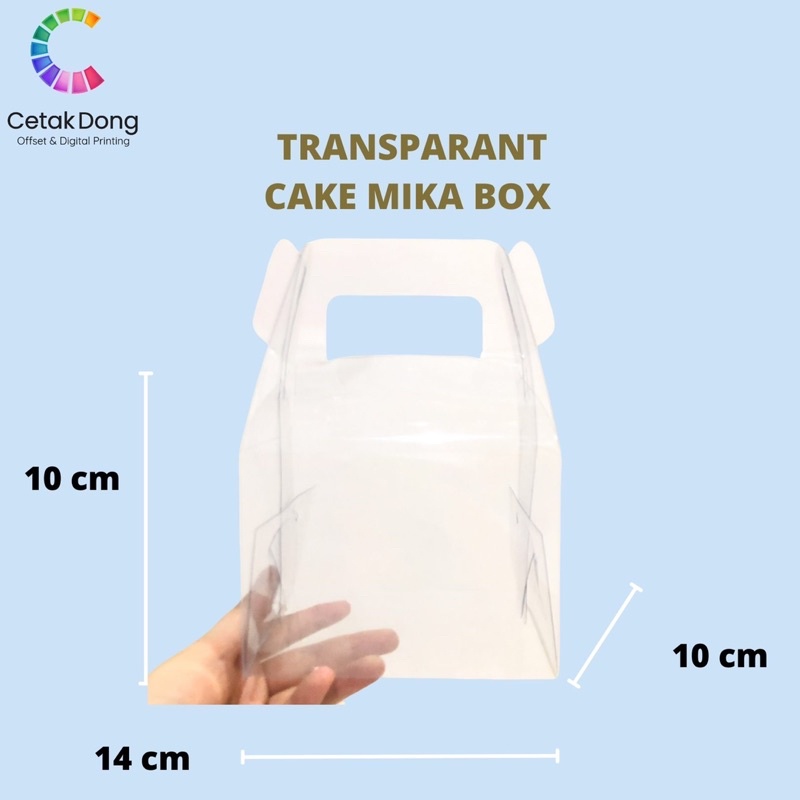 

kotak transparant / hampers / kotak cake mika / cake box