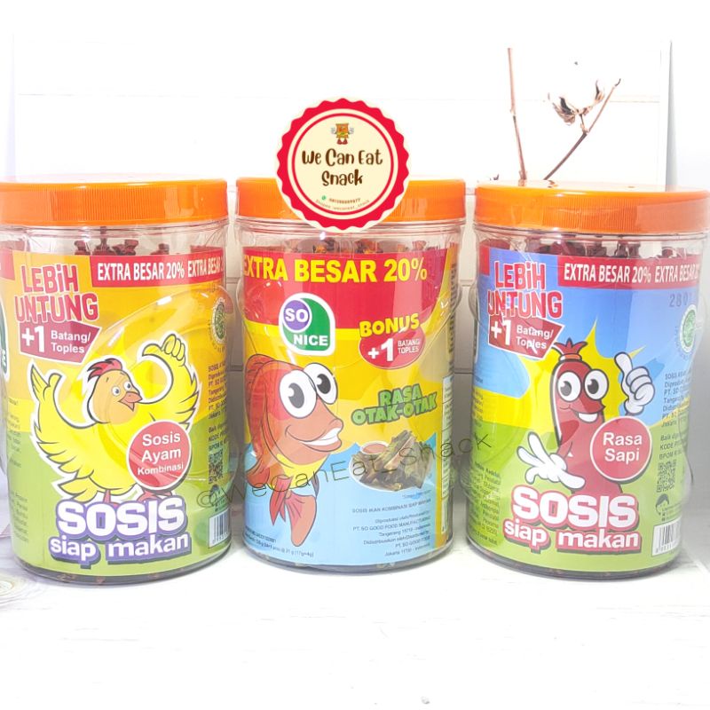 

Sosis So Nice Ready to Eat (1 Toples isi 24)