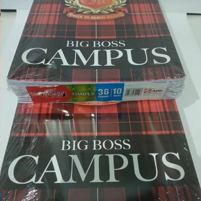 

Buku Tulis Bergaris Big Boss Campus isi 36 lembar 1 pack 10 Buku