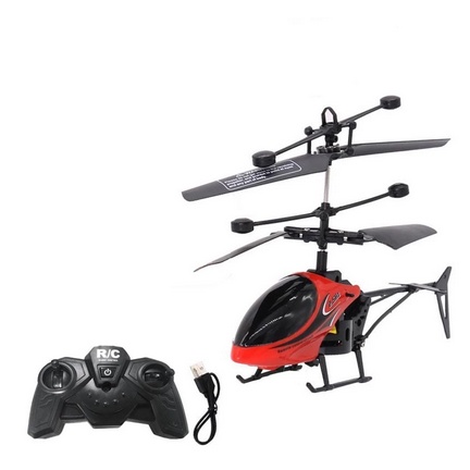 LED Remote Control Helikopter Mainan Mini Remote Control Helikopter Pesawat USB Charger Hadiah Anak-anak-3