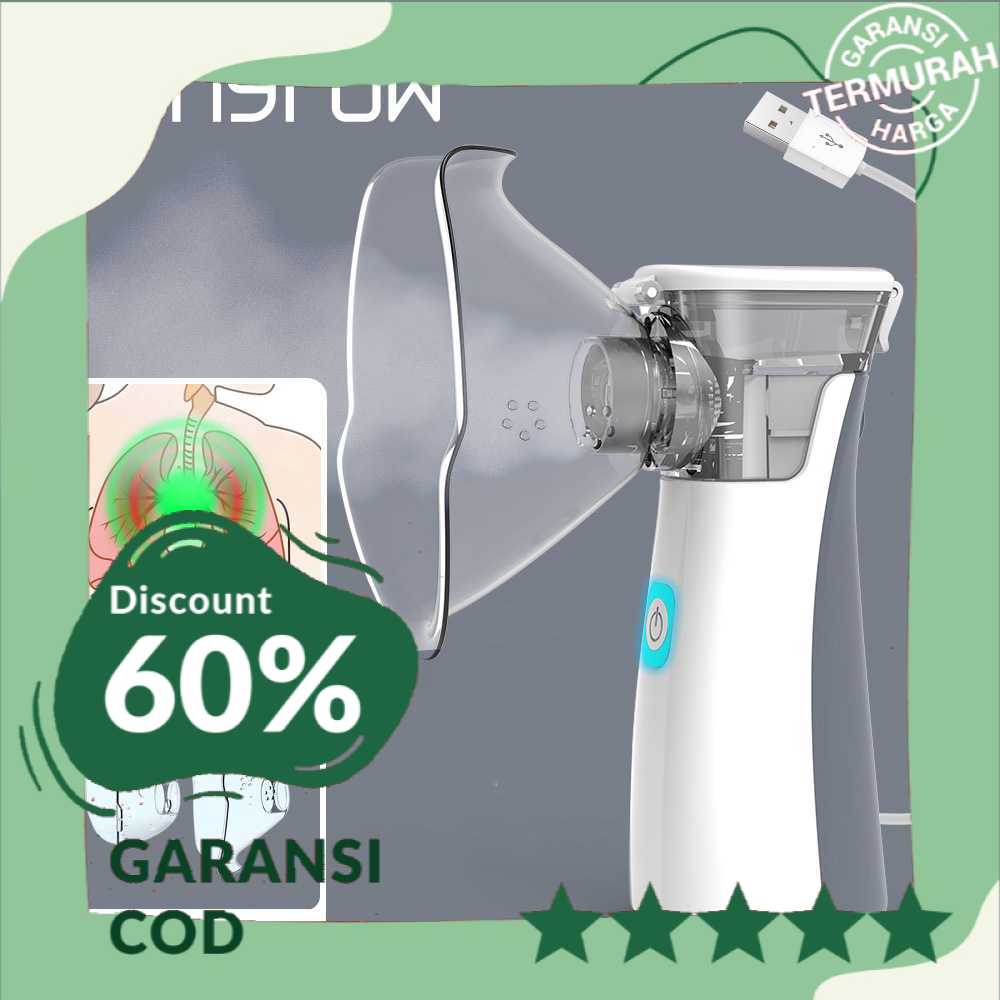 Yongrow Alat Terapi Pernafasan Asma Nebulizer Inhaler Atomizer