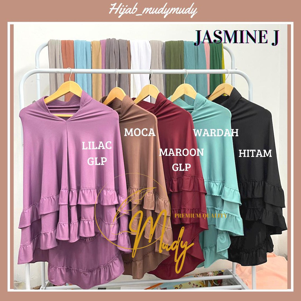 ECER//Bergo Instant JASMINE JUMBO//Jersey Zoya//mudymudy