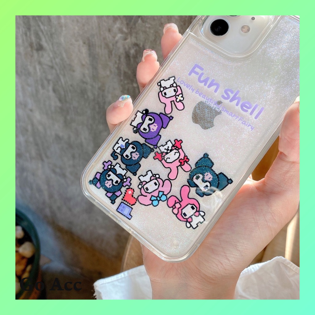 BARU Casing Hello Kitty Case Air water glitter untuk Iphone 13 Pro Max FH25