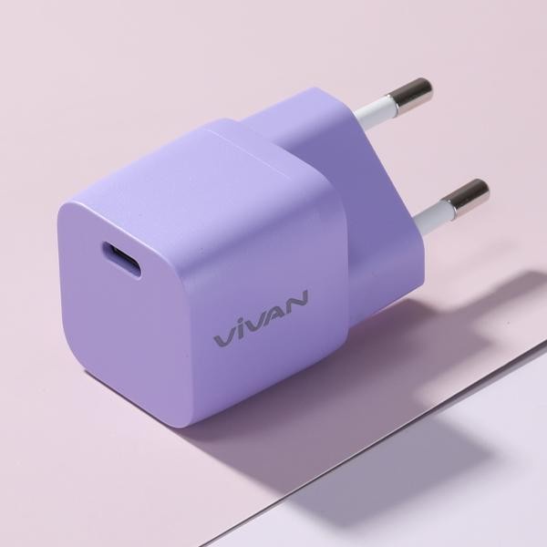 Vivan Power Nano 20 USB-C Adapter PD 20W Charger Type C Fast Charging