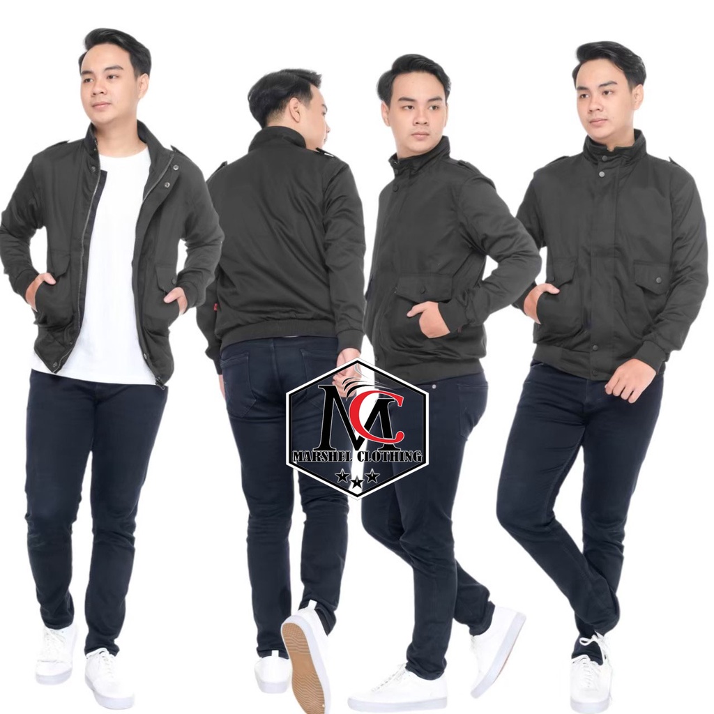 RCL - JAKET PRIA BOMBER MILITARY KLASIK NWS / JAKET PRIA BOMBER PARKA MILITARY NWS D2BLACK