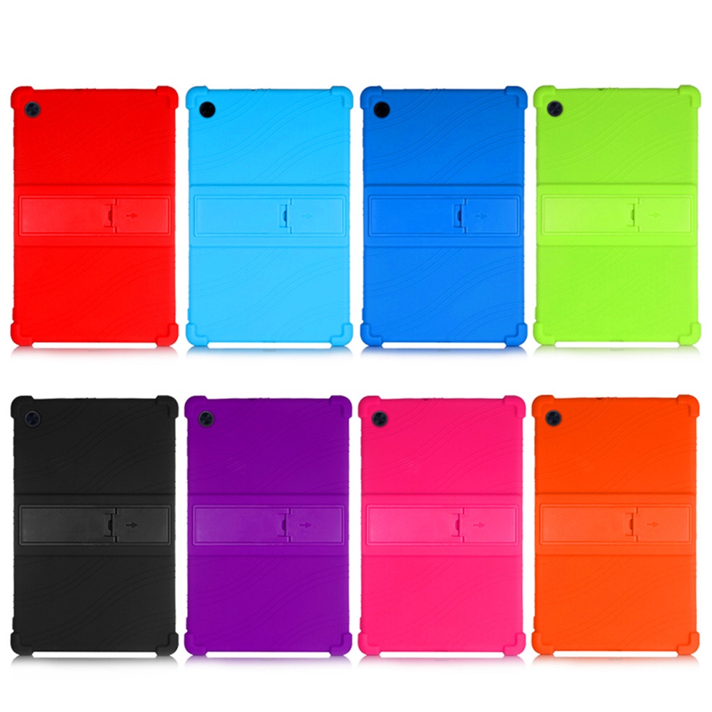 Casing Silikon Samsung Galaxy Tab A8 10.5 2021 SM-X200 SM-X205 Shockproof Dengan Kickstand