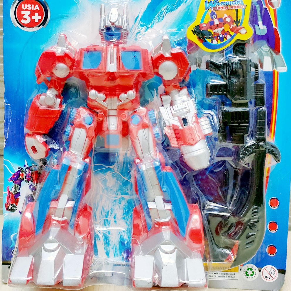 Warrior Super Robot Mainan Robot Tempur Transformers