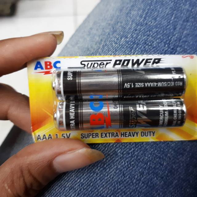 BATU BATERAI ABC POWERR AAA