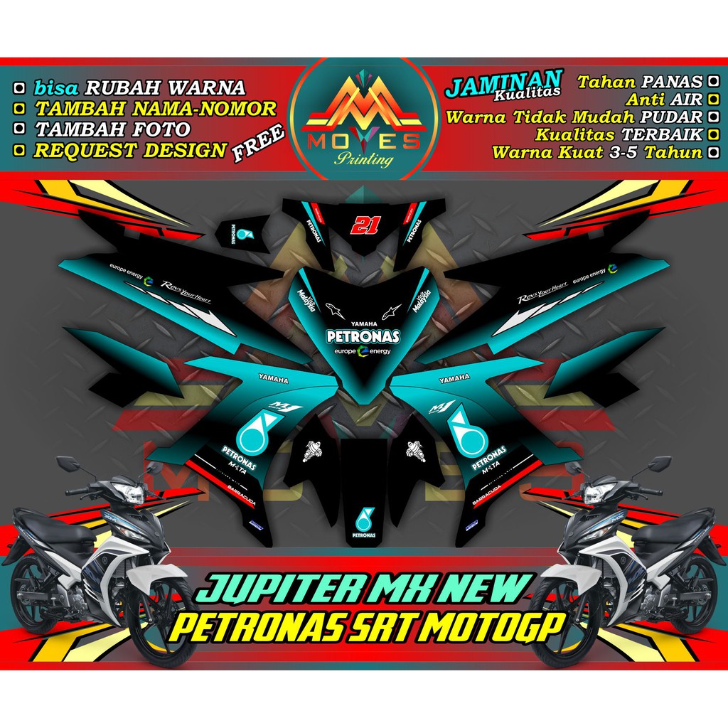 Jual Decal Jupiter Mx New 135 Decal Stiker Motor Jupiter Mx 135 New Petronass Indonesia Shopee Indonesia