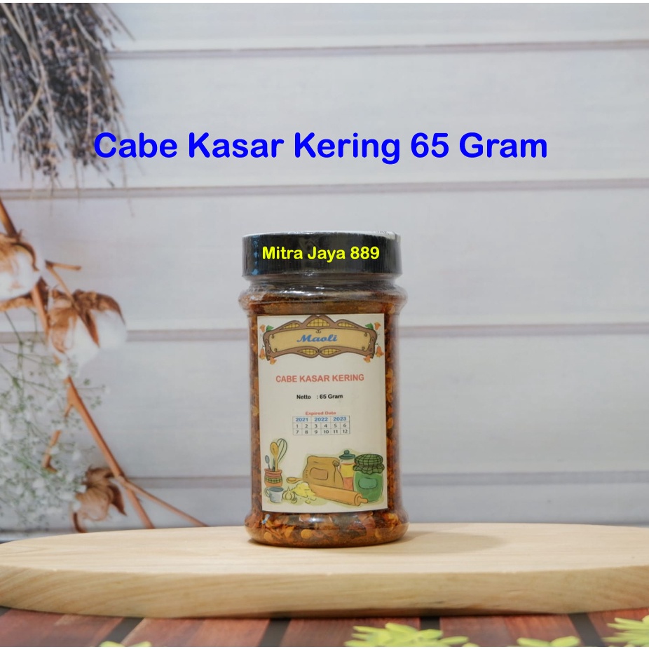 

Cabe Kasar Kering 65 gram / Chili Dried Flakes Import HALAL / Cabai Kasar Kering / Chili Flake