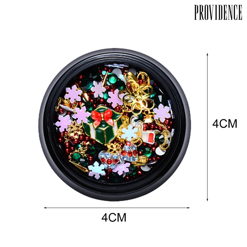 Providence Mixed Nail Christmas Flake Fabulous 3D Effects Colors Christmas Series Nail Art Decoration for Manicure