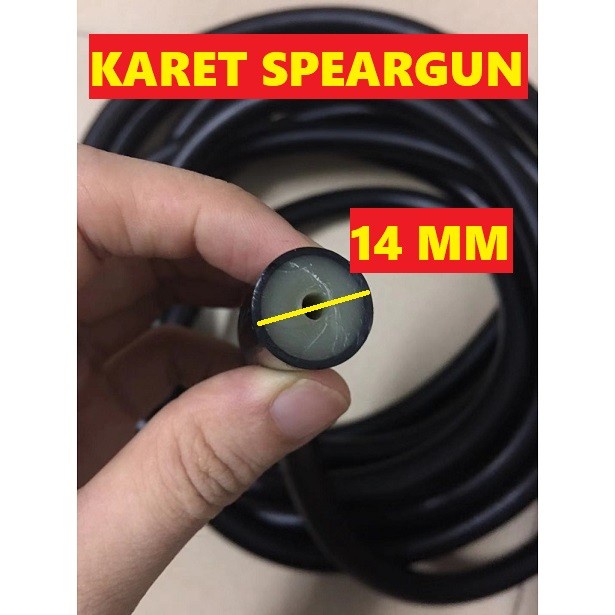 Rubber 14 mm Tali Karet Speargun Ruber Spearfishing Selam Panah ikan