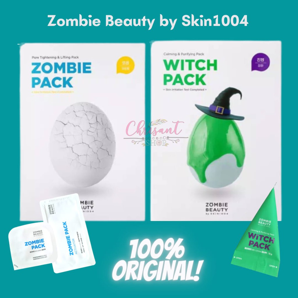 Skin1004 Zombie Pack + activator Masker zombie original Witch Pack satuan Zombie beauty masker