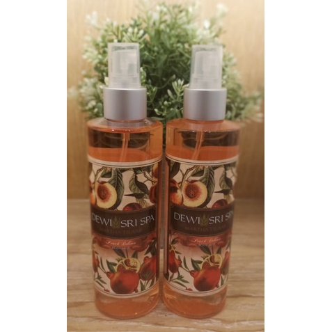 BODY MIST PEACH DELIMA DEWI SRI SPA MARTHA TILAAR