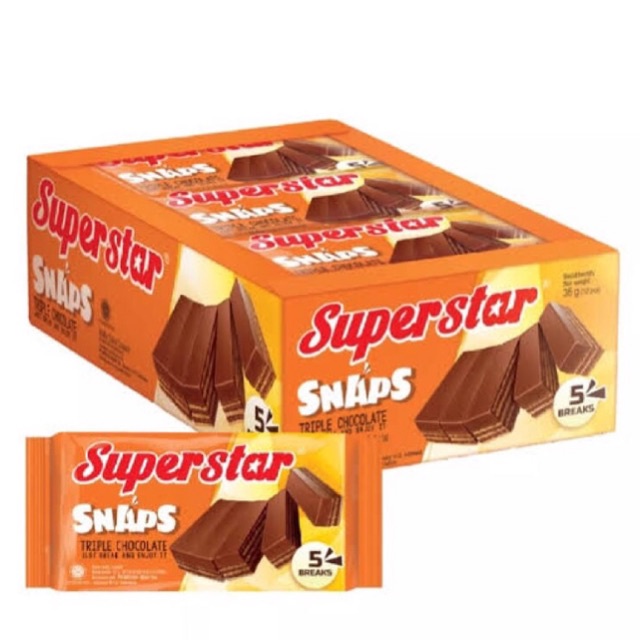 

WAFER COKLAT SUPERSTAR SNAP