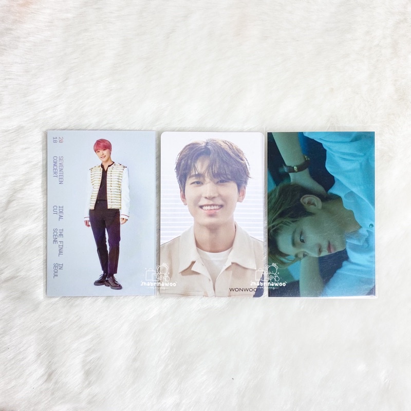 WONCHAN SET - SVT Photocard PC HMV THANKS HITORIJANAI WONWOO TC IDEAL CUT DINO TC BITTERSWEET WONWOO