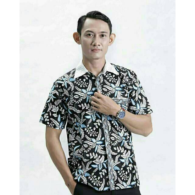 Kemeja baju pria batik seragam kantor nirmala