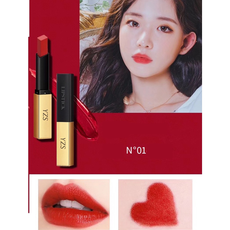 YZS lipstik halus pelembab bibir tahan lama / Lip Cream Mattedorable