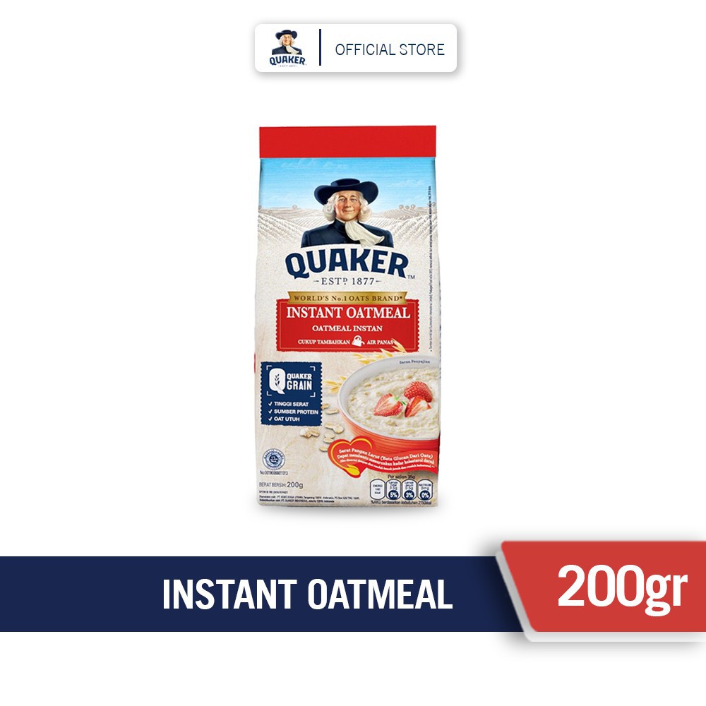 

QUAKER INSTANT OATMEAL 200Gr