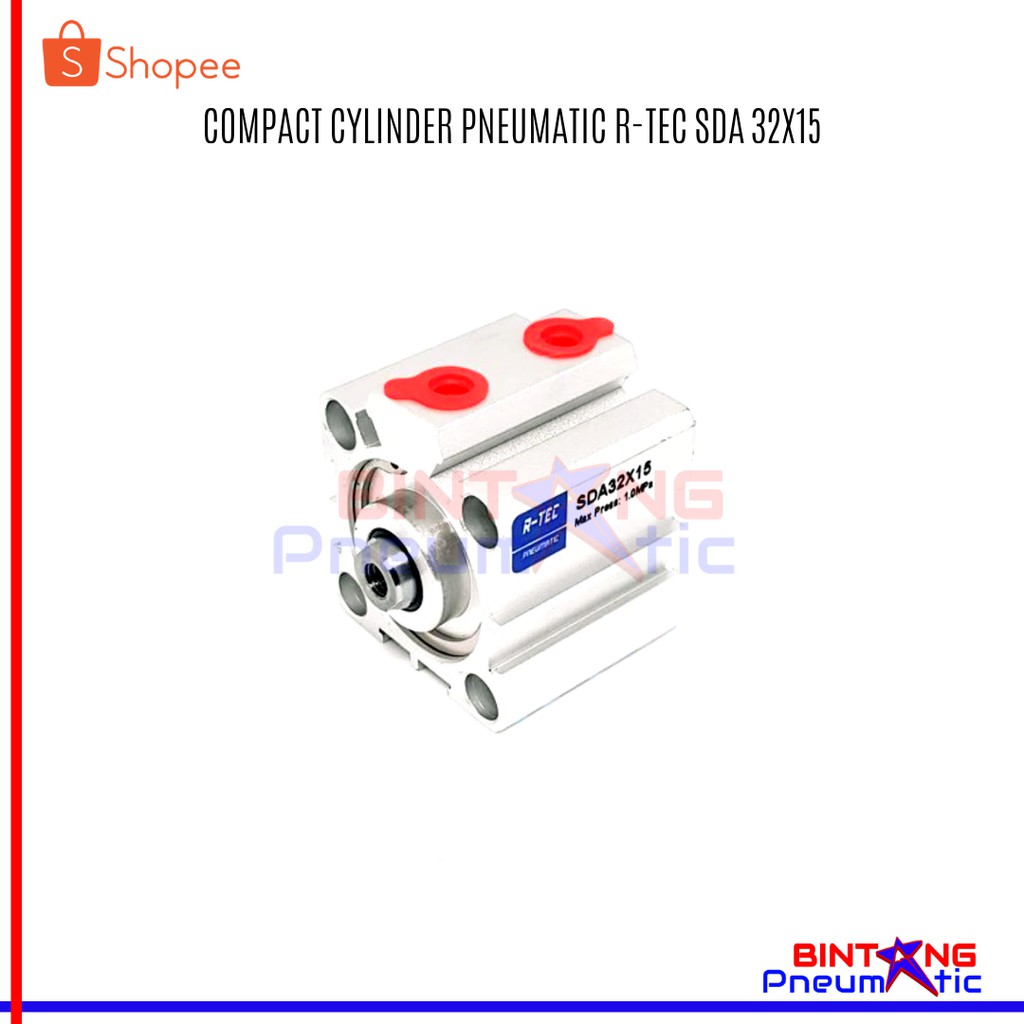 

SDA 32X15 COMPACT CYLINDER PNEUMATIC R-TEC