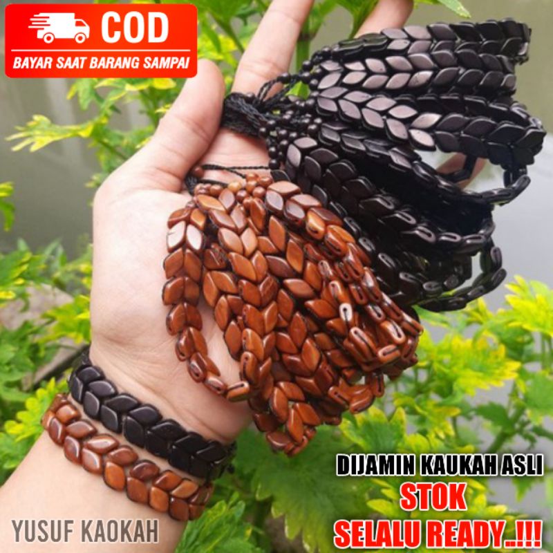 Gelang Kokka Kaokah Kaukah Asli Original Motif Bunga Daun
