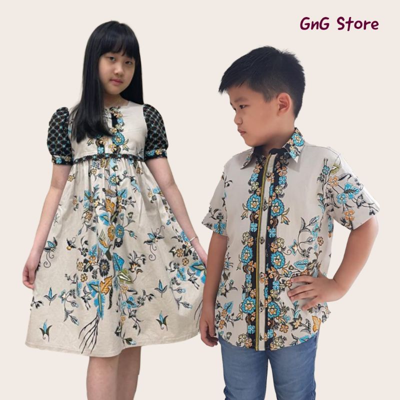 Batik Anak AZ /Dress Batik Anak/ Kemeja Batik Anak