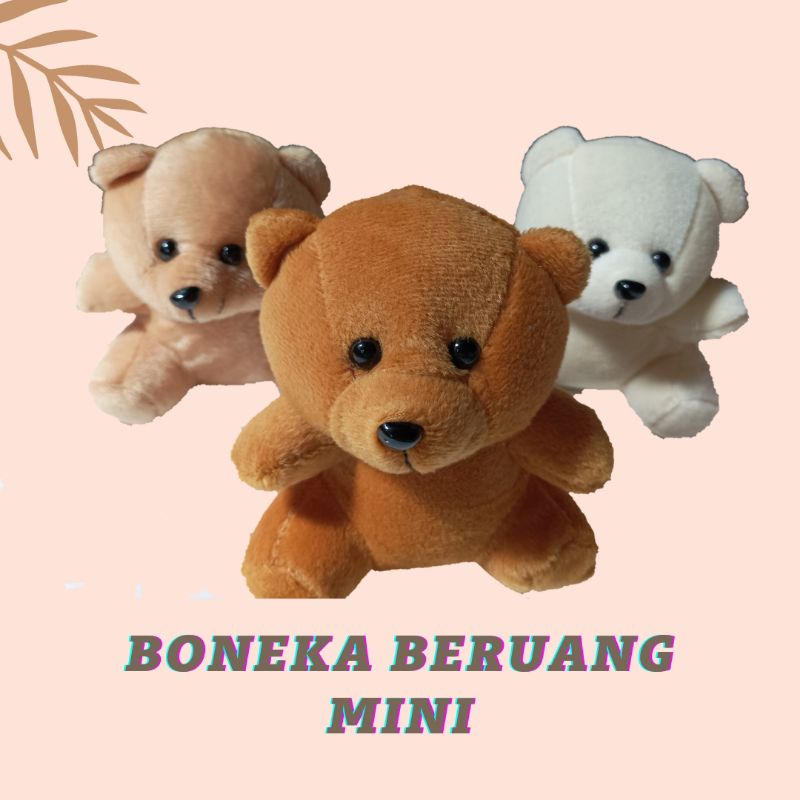 Boneka Beruang Kecil Boneka Teddy Bear Kecil Boneka Wisuda Mini Boneka Bear Mini