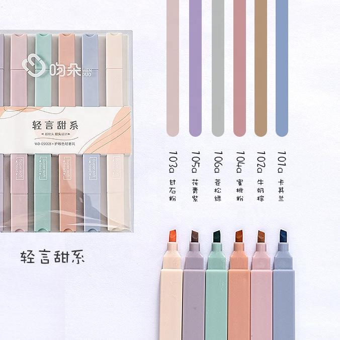 

Barang Terlaris Kyuka 2 in 1 Sketch Marker Highlighter Pen Art Painting Spidol Dual Tip Pastel dalam Set & Satuan UTS``