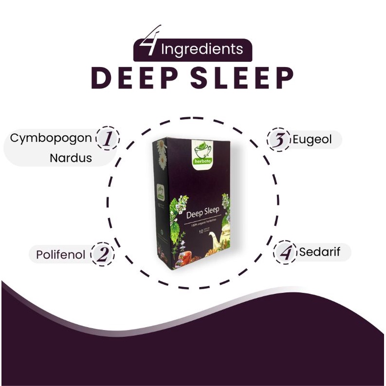 [HERBAL] DeepSLEEP TEA | Teh Chamomile | Teh Tidur | Teh Celup Herbal | Obat Susah Tidur | Pengantar