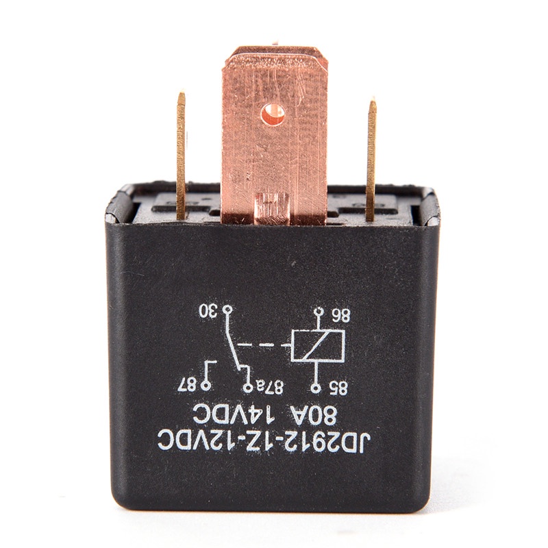{LUCKID}Waterproof 12V Relay DC SPDT 80A 5 Pin Car Changeover Automotive ON/OFF Relay