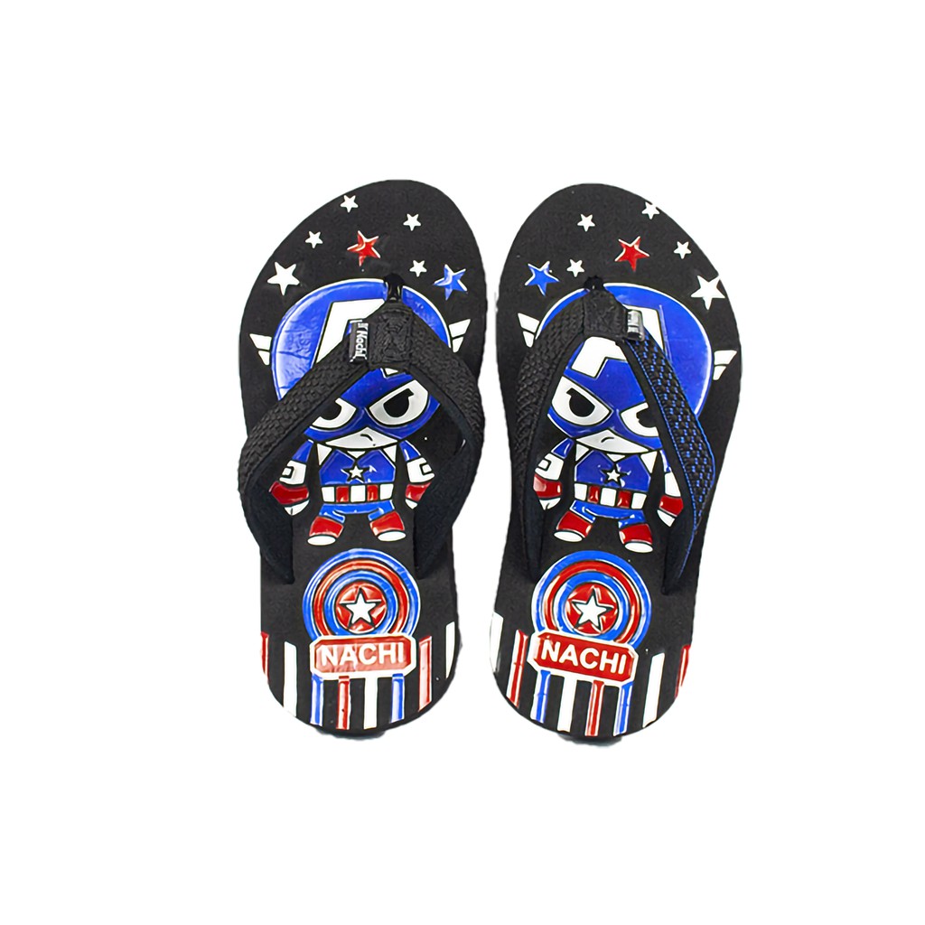 Sandal anak japit spiderman / avengers 28-37 nachi