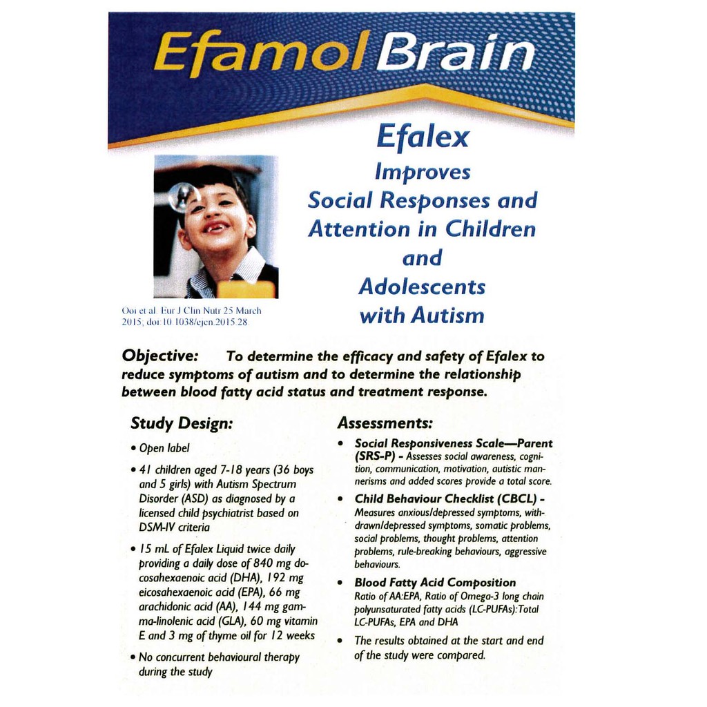 Efamol Efalex Brain Liquid 150 ml