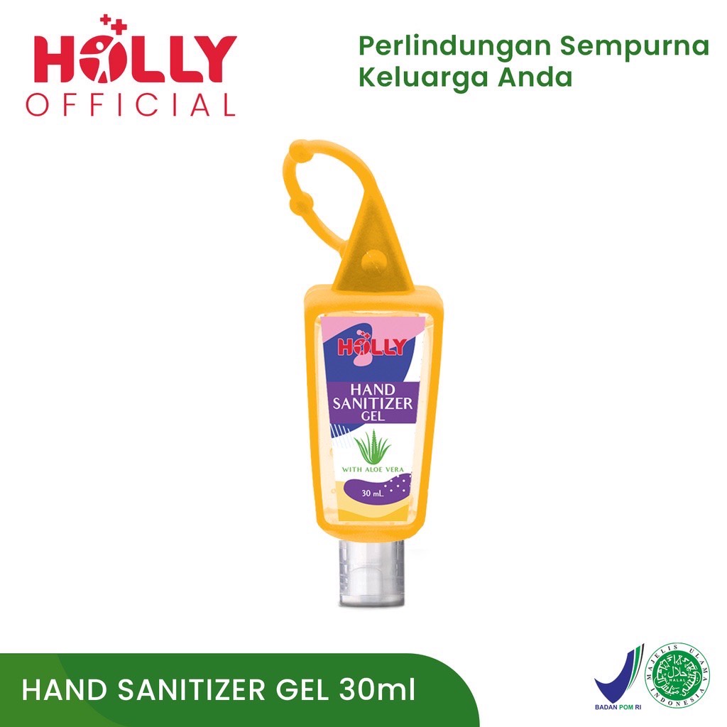 Holly Hand Sanitizer Gel Rubber 30 ml