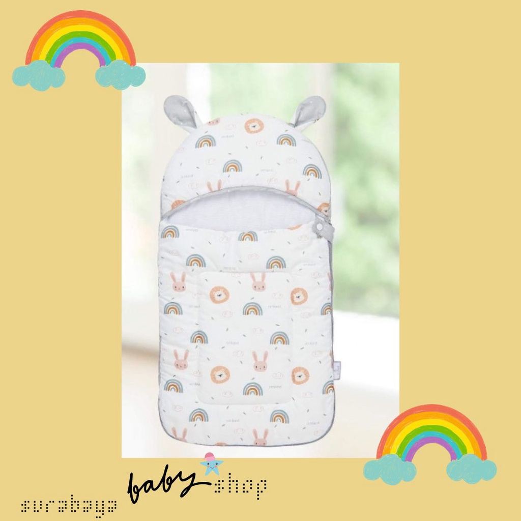 OMILAND SLEEPING BAG KANTONG TIDUR BAYI LEMBUT RAINBOW SERIES - OB261712