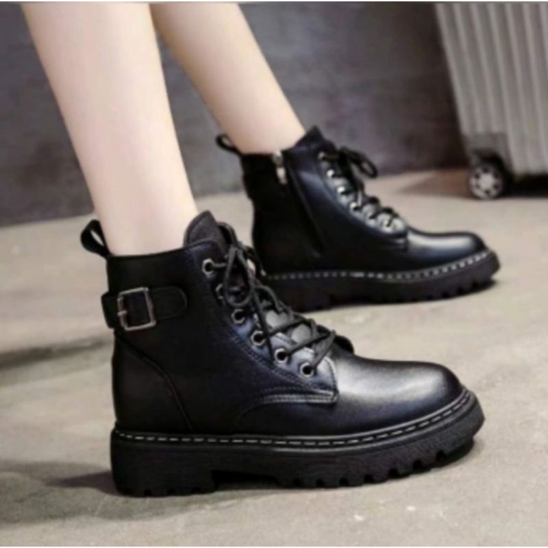 BOOTS WANITA  | Sepatu Boots BTS Wanita REGE Original Premium Quality
